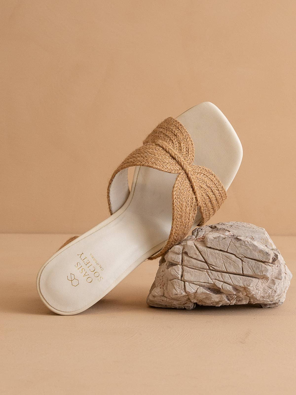 The Santiago Toffee | Raffia Summer Heel for wholesale on Faire3