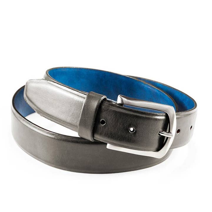 Handgeverfde riem van Bangalore Sabbia voor wholesale door Risch Shoes