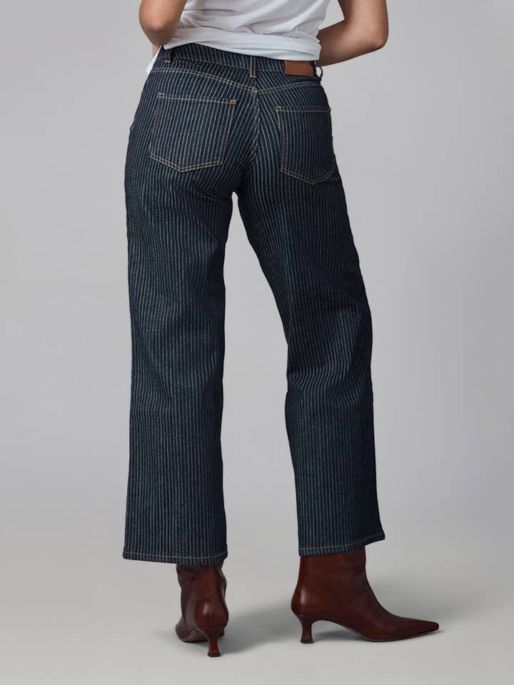 LOLA DENIM - Wholesale Jeans - Women's - COLETTE-PSB High Rise Wide Leg Jeans 30" Inseam5