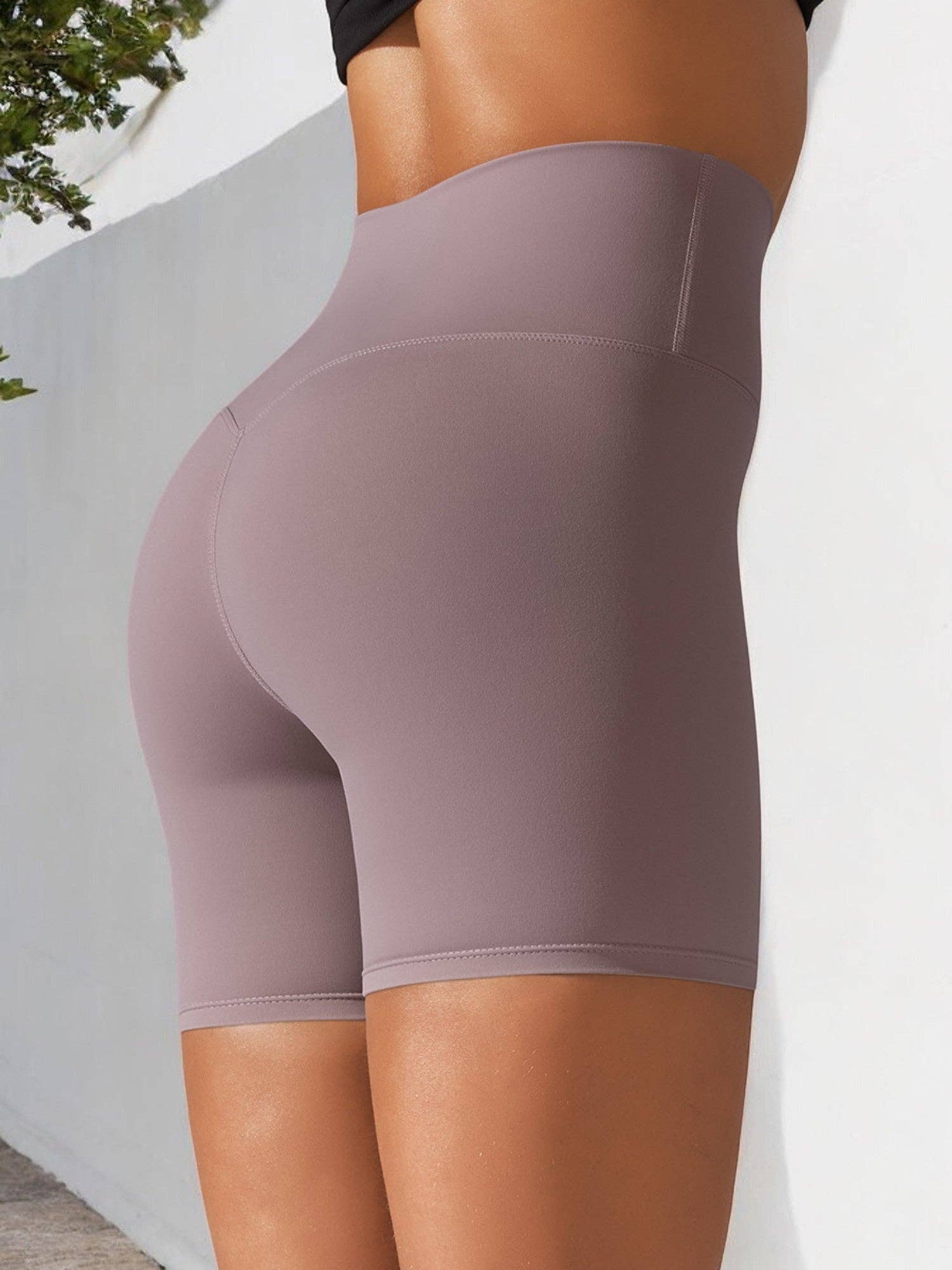 Active by Anna-Kaci – Calções atléticos – Mulher por atacado – Shorts esportivos femininos de compressão sem costura com cintura alta9