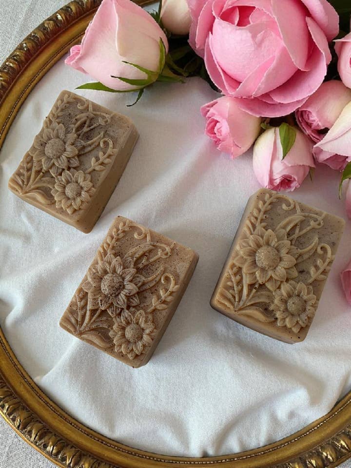 Coffee scrub soap bars for wholesale by Butler Bath Products