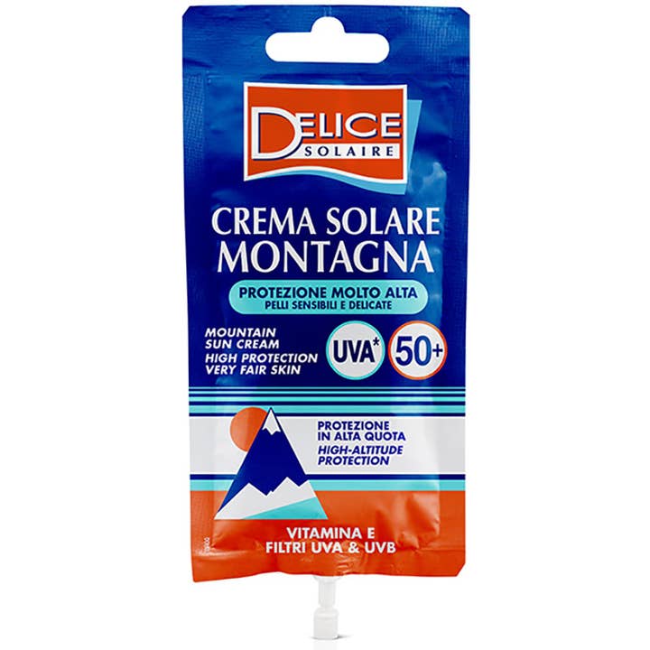 Mountain Sun crème met zeer hoge bescherming druif SPF 50+ sachet 50 ml voor wholesale door Mil Mil 76