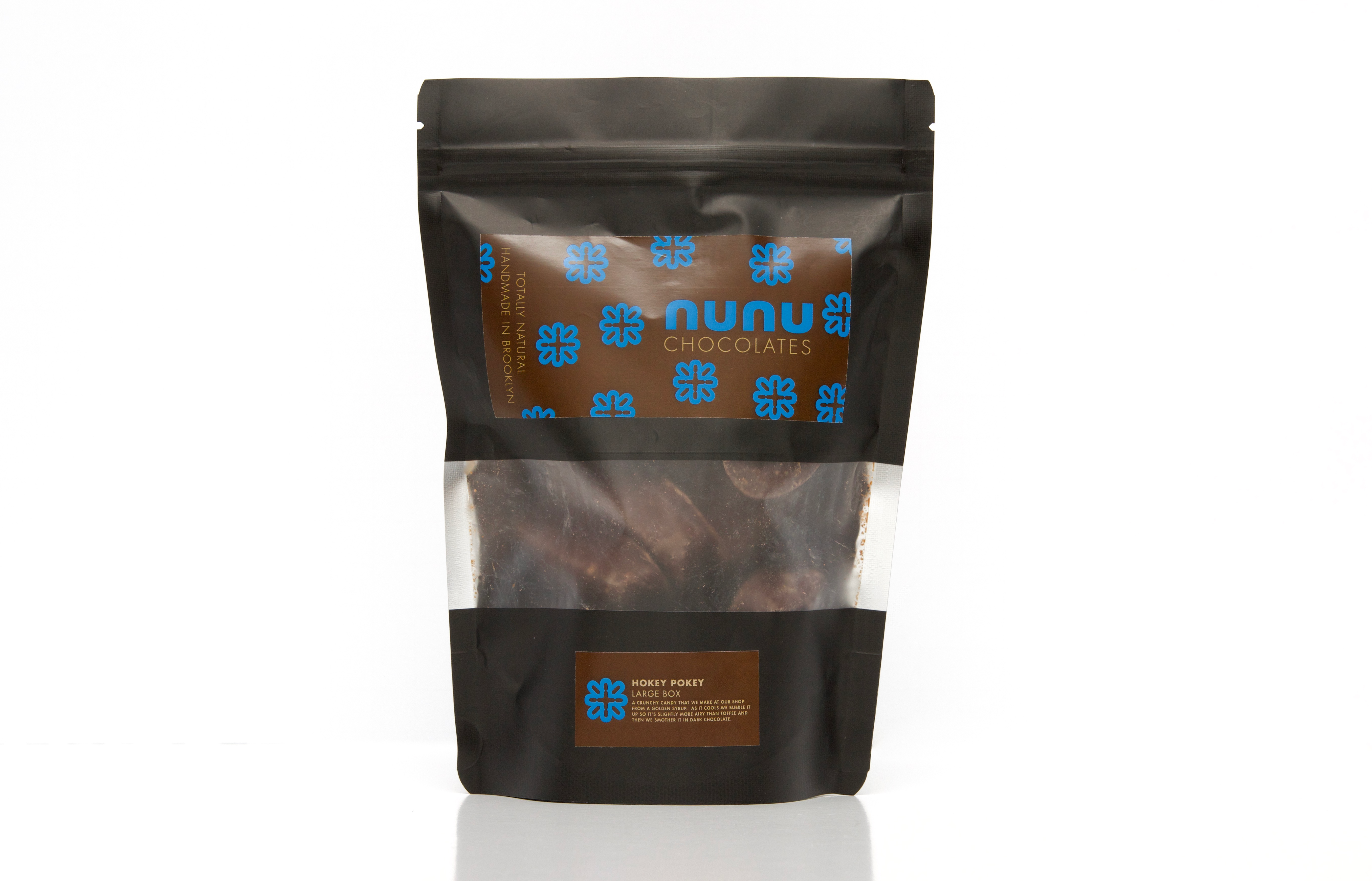 Nunu Chocolates - Wholesale Chocolate Covered Sweets - Nunu Chocolates Hokey Pokey (Sponge Candy) in Dark chocolate1