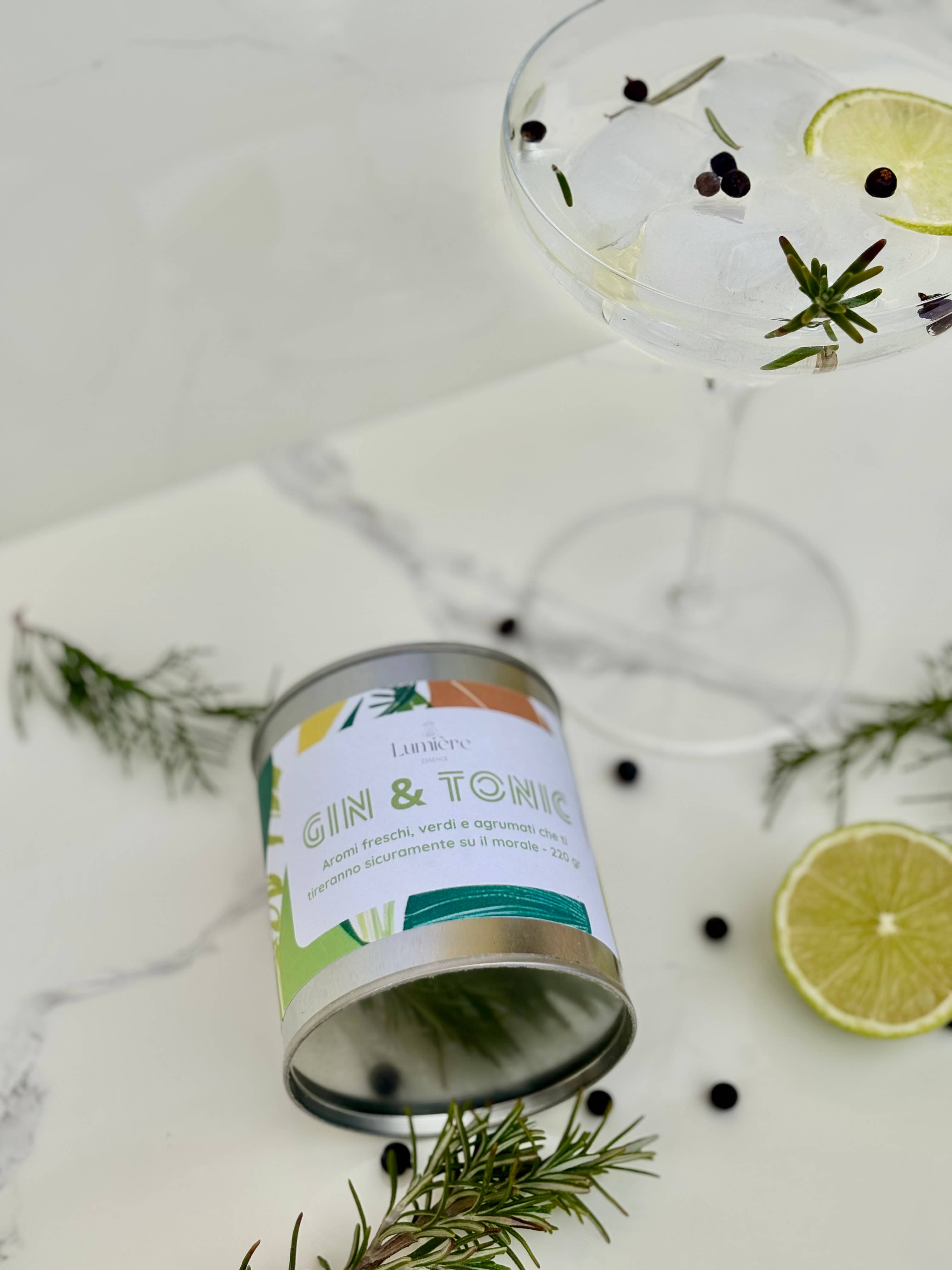 Kit Little Garden - Wholesale Jar/Filled Candle - Natural Candle – Gin & Tonic | Lumière Essence5