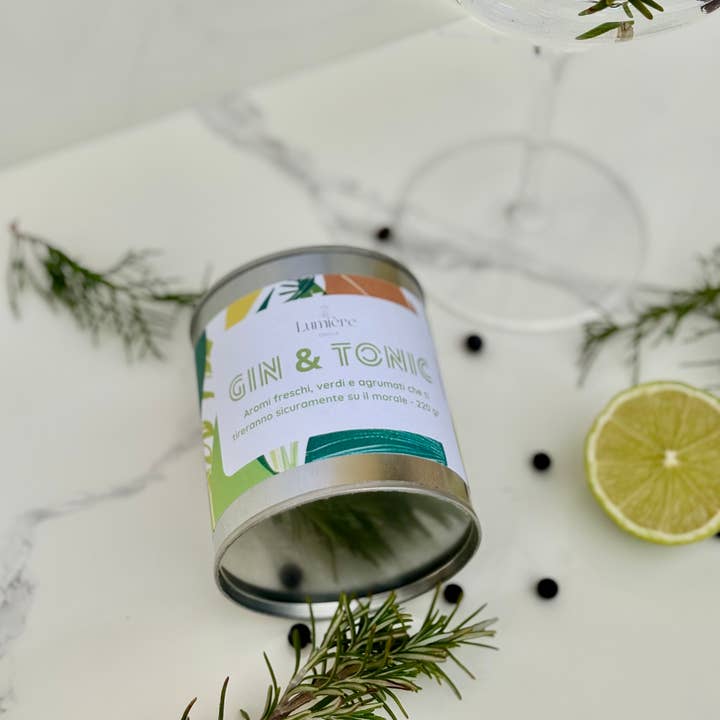 Kit Little Garden - Wholesale Jar/Filled Candle - Natural Candle – Gin & Tonic | Lumière Essence5