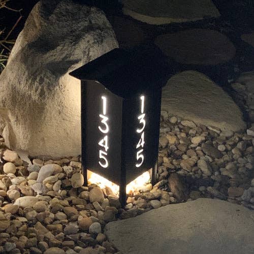 TedStuff - Wholesale Buiten/gazonlicht - RadiantLight 14" hoge ADRESMARKERING Landschapsverlichting - Tuinverlichting11