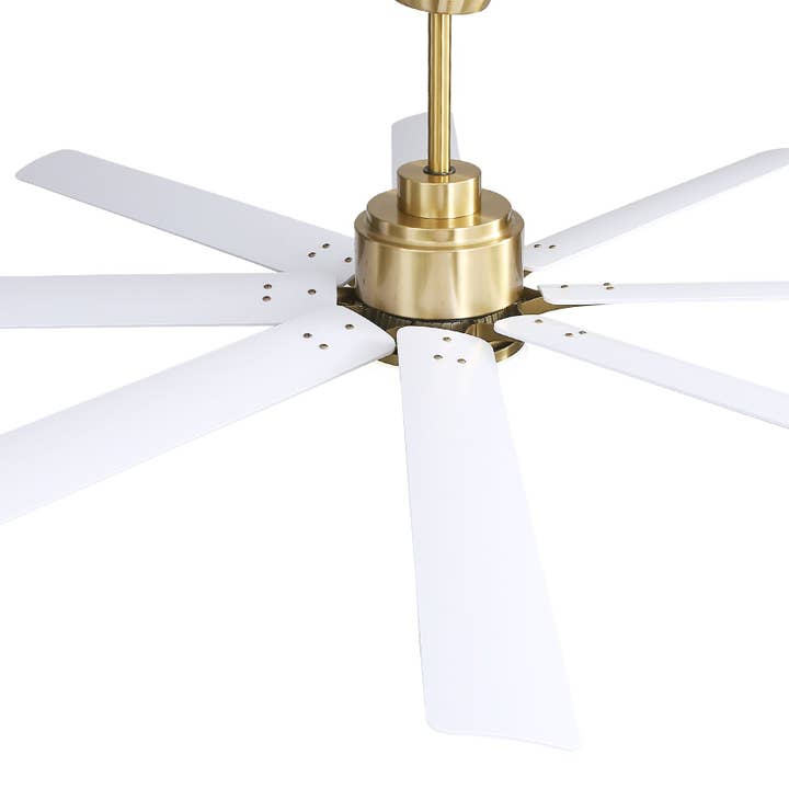39F Inc. - Wholesale Ceiling Fan - 66 Inch Modern Gold Ceiling Fan with Dimmable LED Light 4