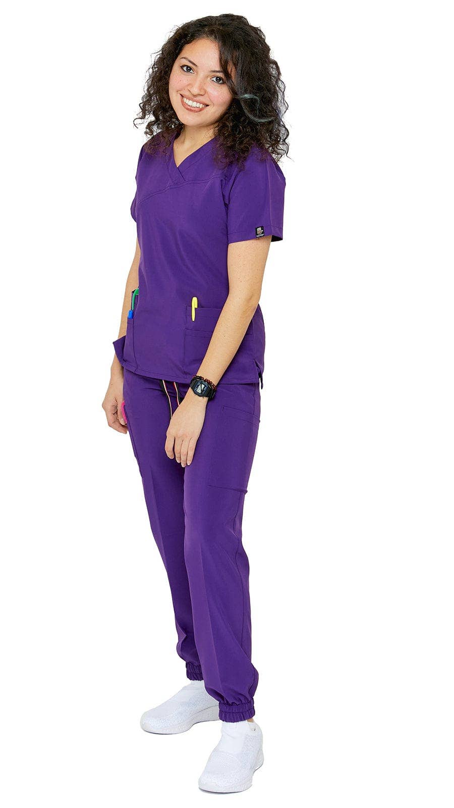 Dress A Med – wholesale Healthcare uniform – Women's – Women's 4-Way Extreme Stretch Jogger Scrubs - Style ST100-JR7