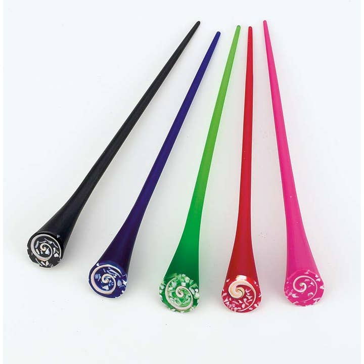 Benjamin International – wholesale Hair pin – Resin Swirl Hair Sticks