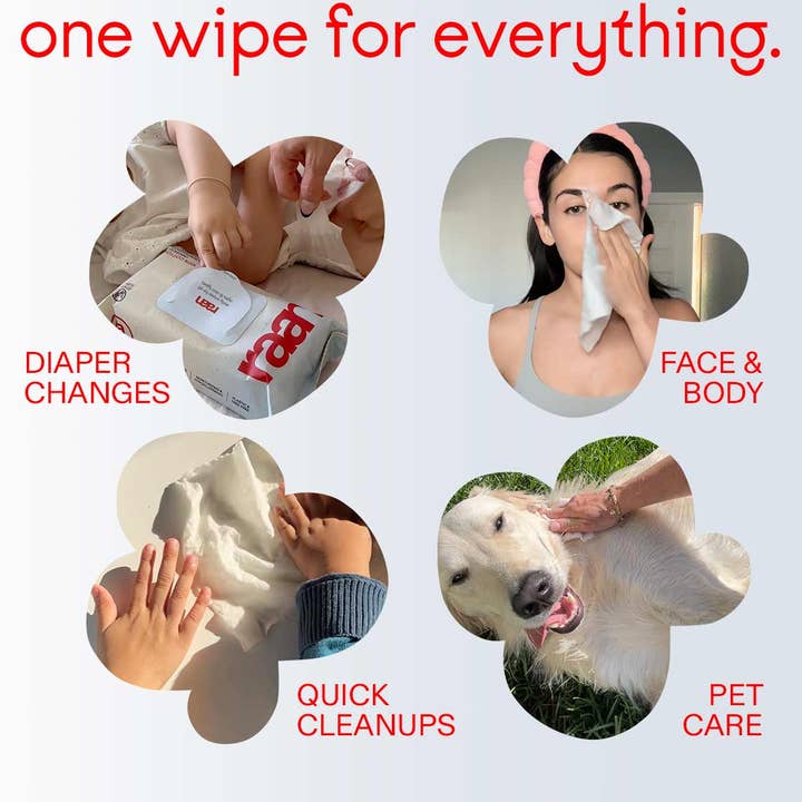 Raan inc - Wholesale Face & Body Wipes - 100% Cotton Face and Body Cleansing Wipe for Sensitive Skin (10 Individually Wrapped)6