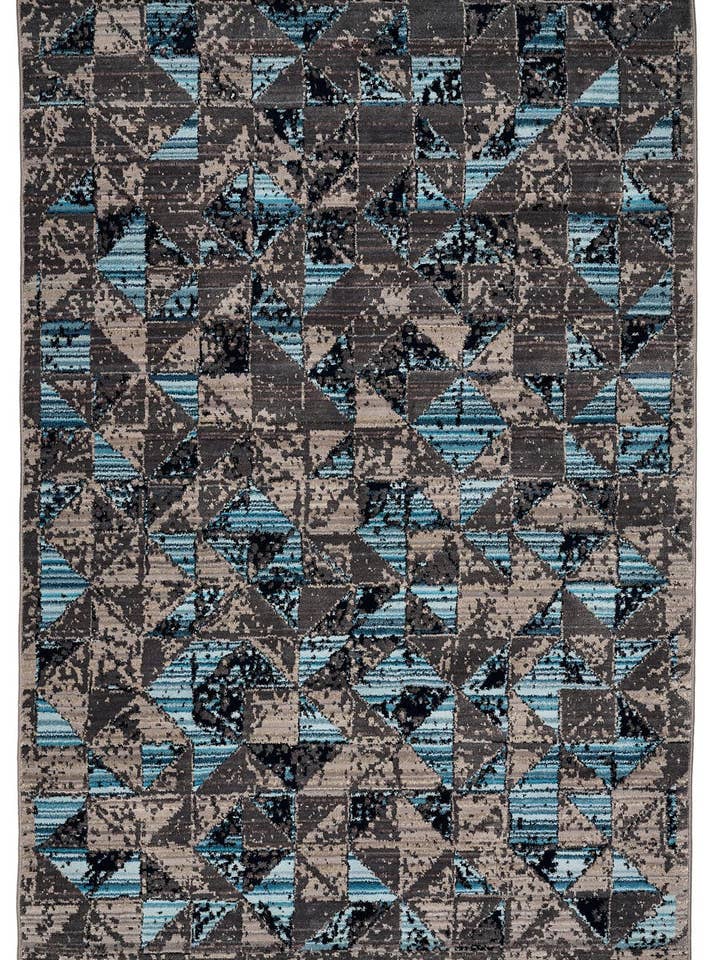 Tapis de Zone Moderne Décoloré - Haute Qualité pour Salon & Chambre | Grandes & Petites Tailles | Abordable, Doux & Durable | CH002 pour la vente par Threads & Weave