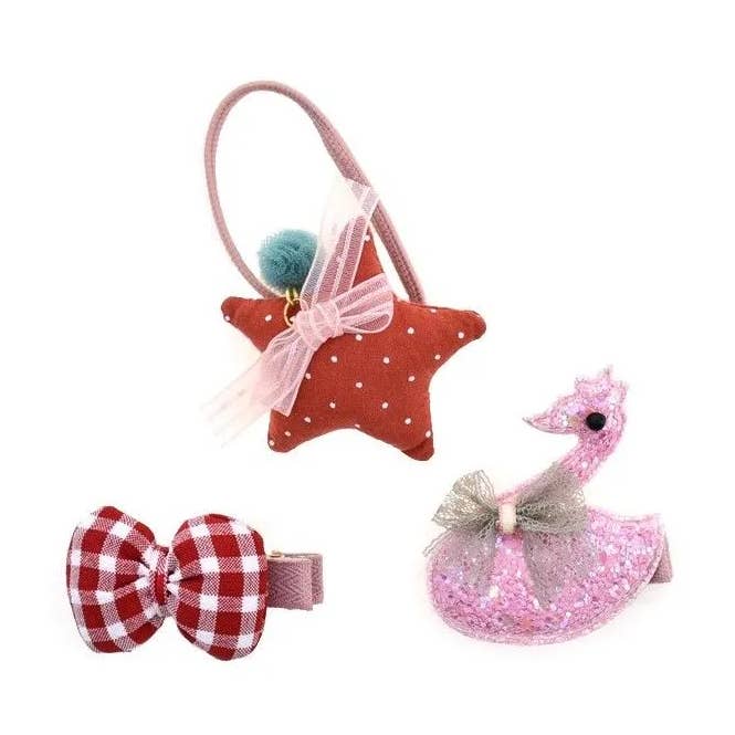 Miss Minna - Wholesale Hair Clip - Kids - 🎀 Children's Hairpin Set Star, Swan, and Bow1