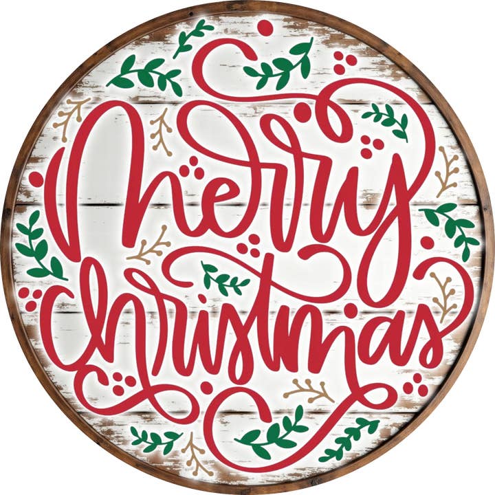 Julskylt, God Jul, DECOE-5350-DH, 18" Dörrhängare för wholesale av DecoExchange