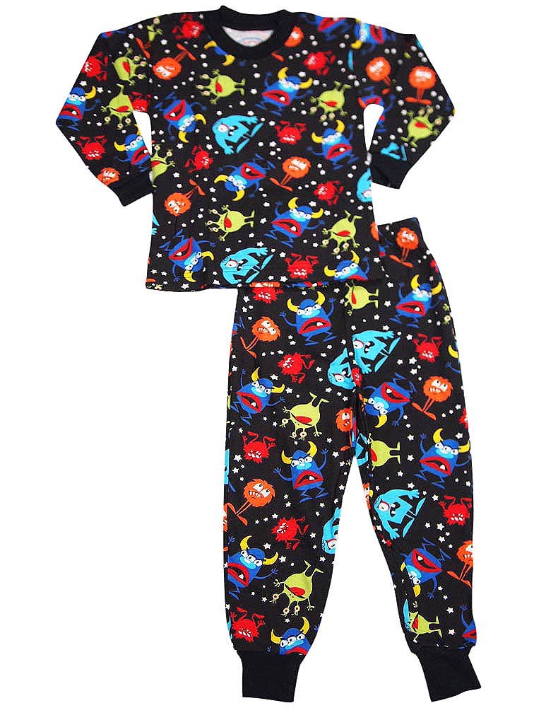 Eastern Off Price - Wholesale Sleepwear Set - Kids - Sara's Prints Boys Long Sleeve 100% Cotton 2 Piece Pajama Se19