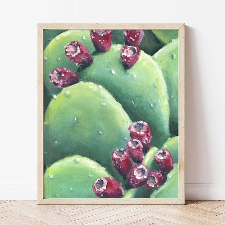 Prickly Pear Blommor Print för wholesale av Pierce & Paint