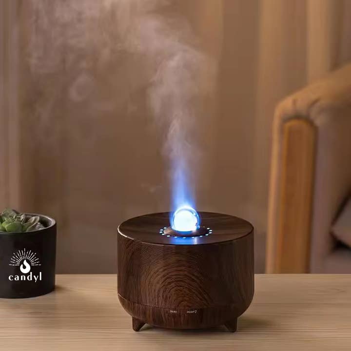 Candyl - Wholesale Electronic Diffuser - Candyl Oracle Crystal Ball Flame Essential Oil Diffuser2