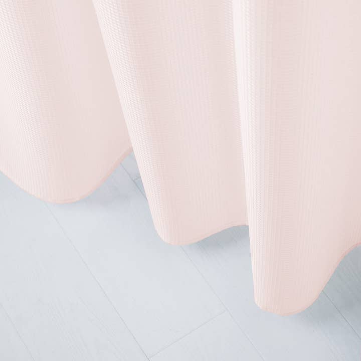 Dainty Home - Wholesale Shower Curtain - Complete Shower Curtain With Detachable Liner In Pink