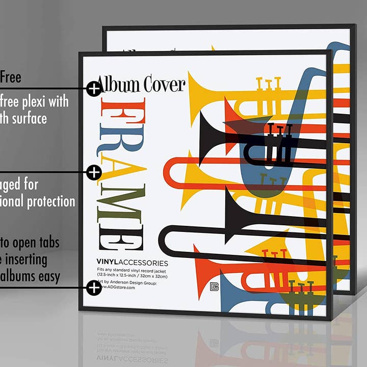 Black Americanflat Aluminum Album Frame for wholesale on Faire6