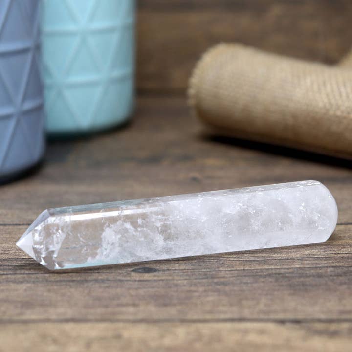 Natures Artifacts Inc - Wholesale Spiritual Stone/Crystal - Clear Quartz Massage Wand