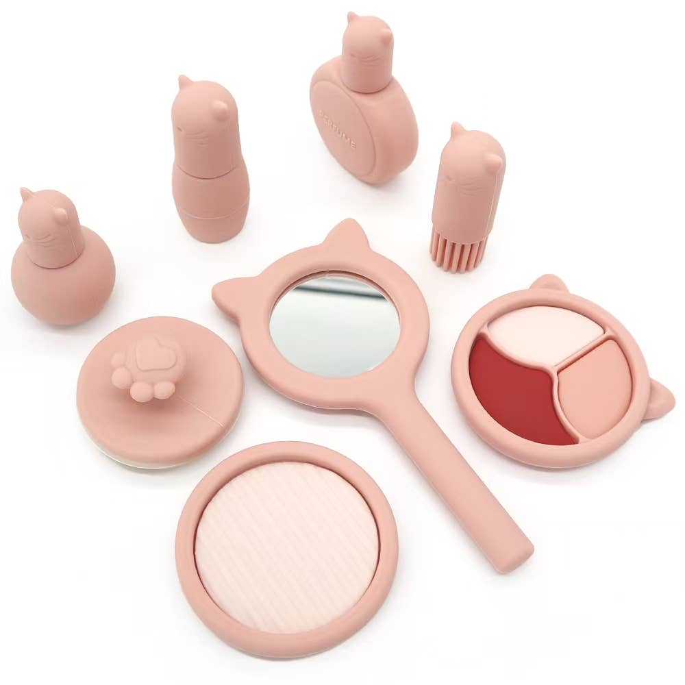 ToysLink - Wholesale Toy Set - Kids - Pink Silicone Makeup Playset Kit1