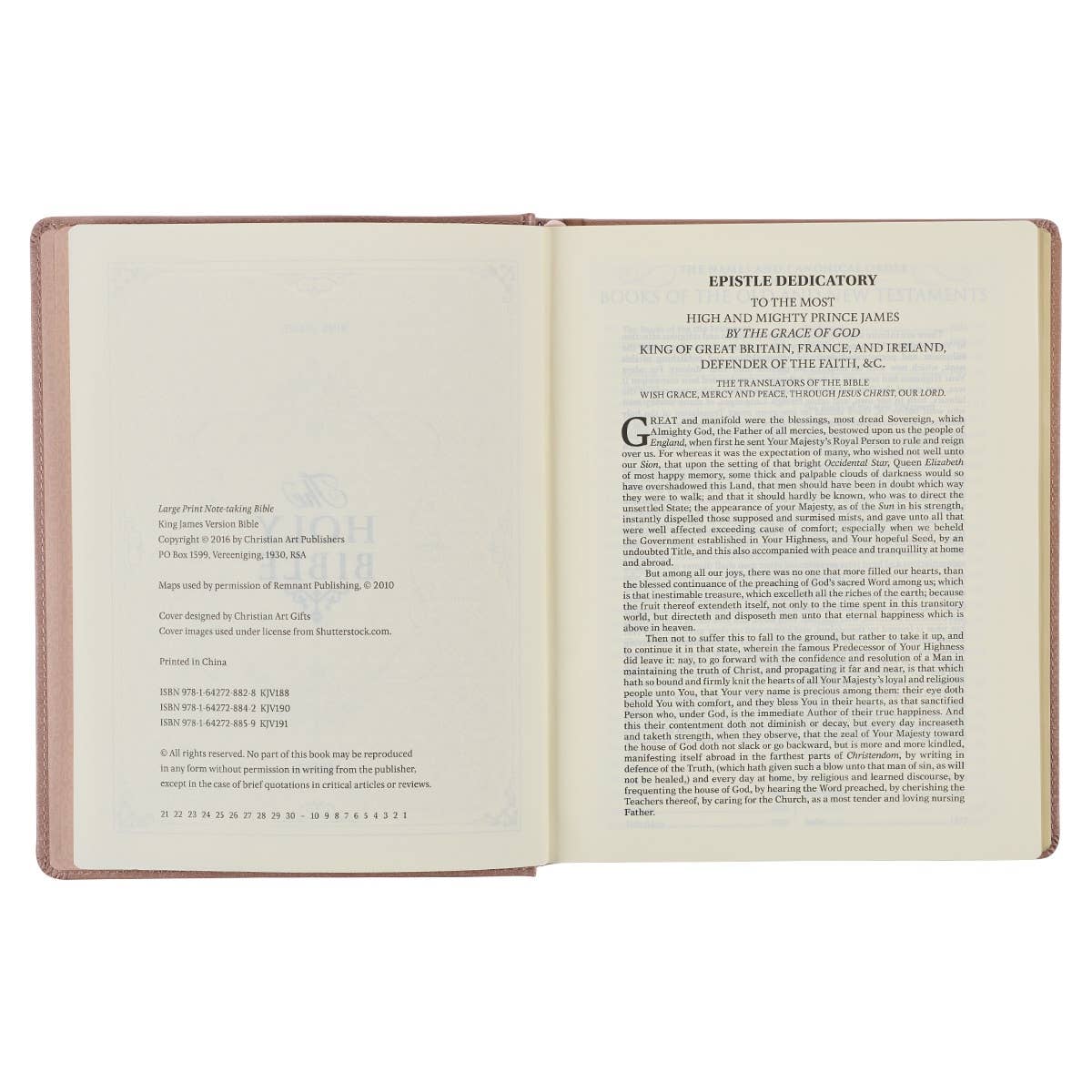 Christian Art Gifts - Wholesale Religion - KJV Note-taking Bible LP Faux Leather HC, Mauve5