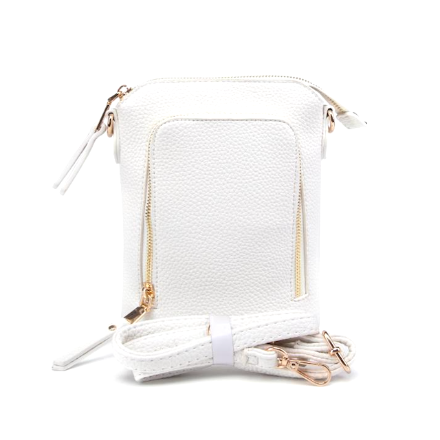Pretty Persuasions - Wholesale Crossbody Bag - Women's - P25006 Zipper Front Small Crossbody Bag18