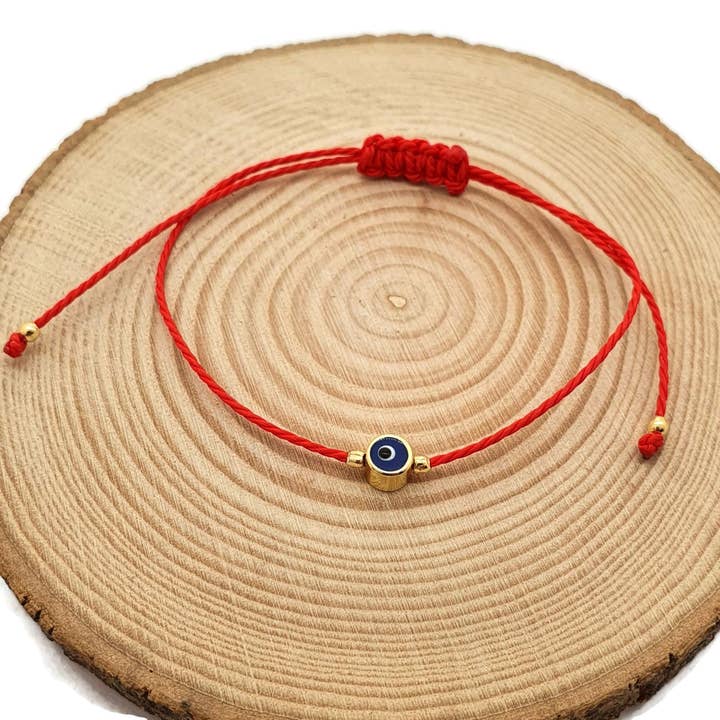 MYSTIC JEWELS - Wholesale Charm/Dangle Bracelet - Classic Good Luck Turkish Eye Bracelet with Enameled with