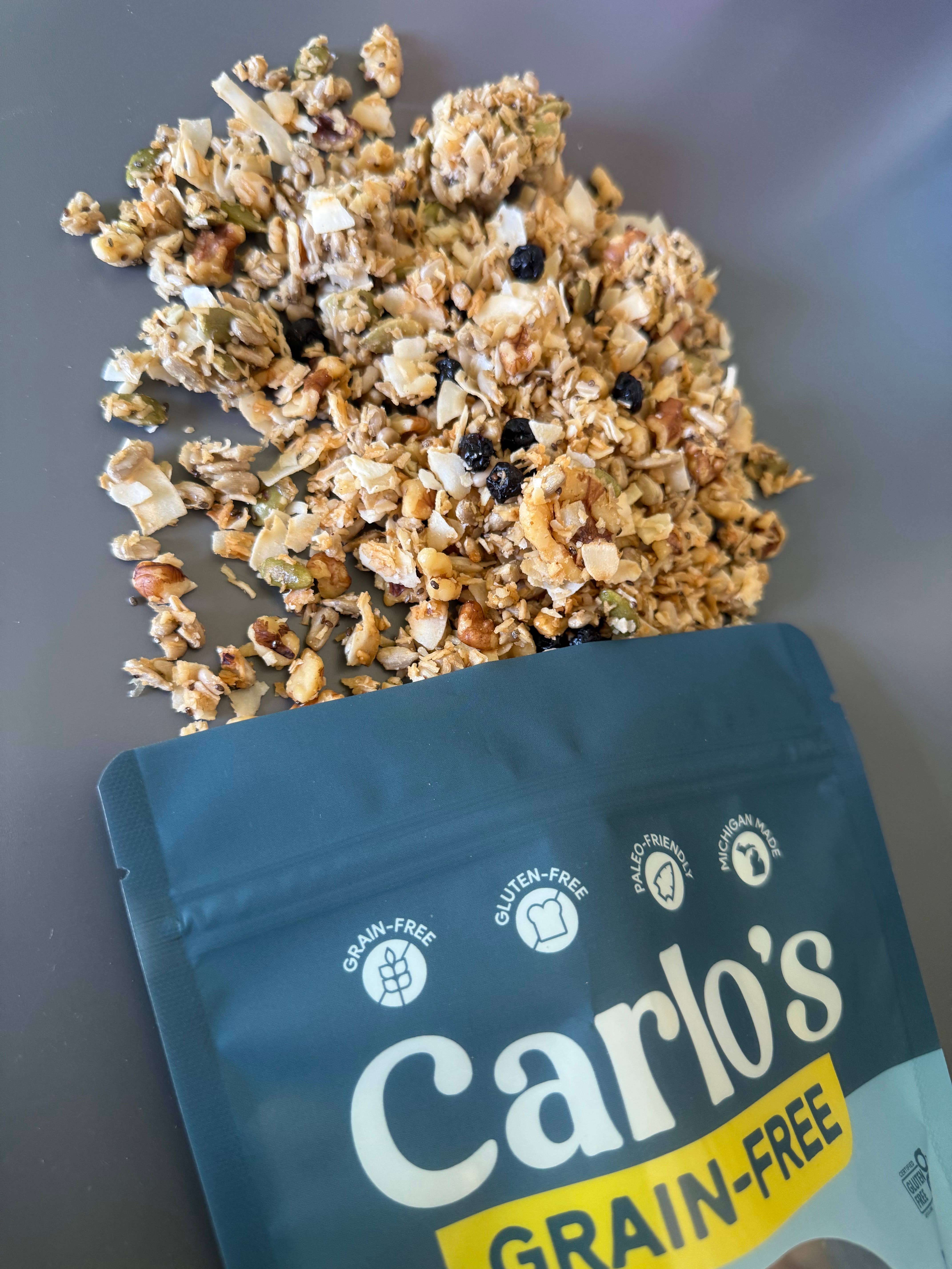 Good Life Naturals - Wholesale Granola - Carlo's Grain-Free Blueberry Walnut Granola 5