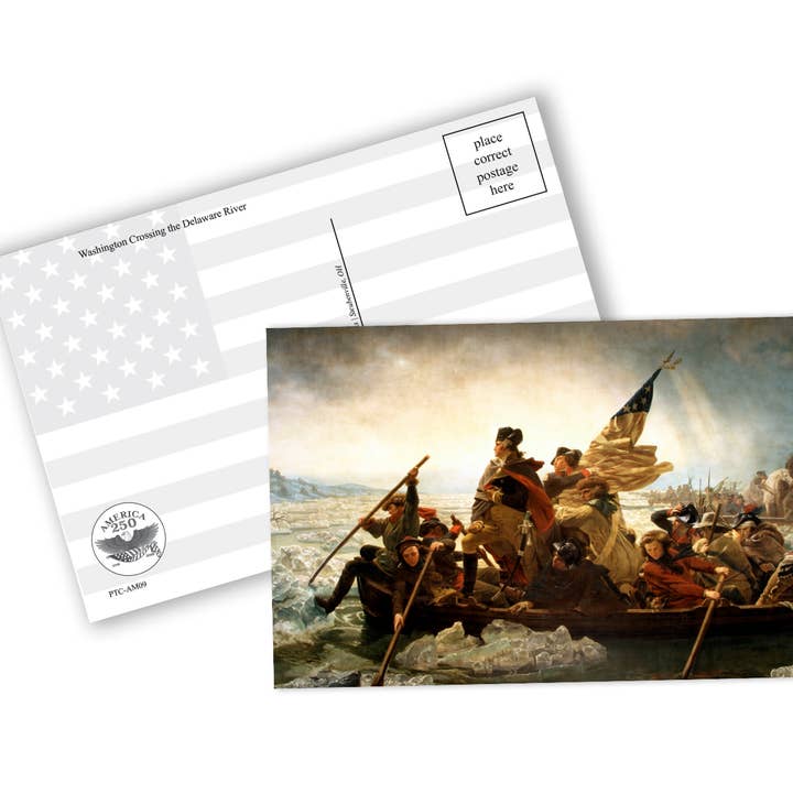 Crossing the Delaware Postcard for wholesale by Nelson Gifts Wholesale