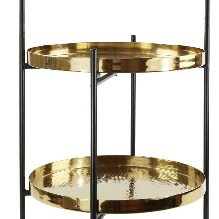 Gourmet etagére i mässing 40x40x60 cm (HOFF9625) för wholesale av HOFF-INTERIEUR