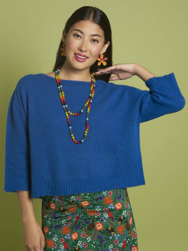 Boheme Crop Sweater for wholesale by Antoine et Lili