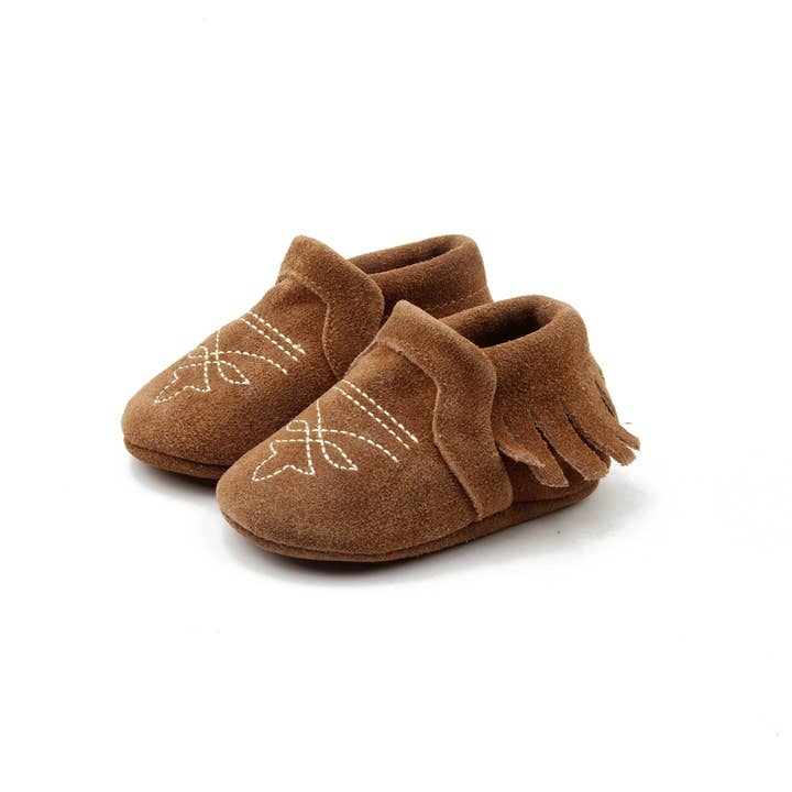 Ranch Raised ® - Wholesale Booties - Baby - Boot Mocc - Brown Suede5