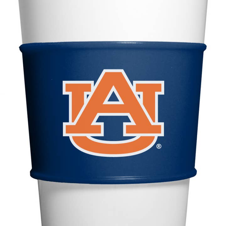Masterpieces Puzzles - Wholesale Drink Huggers & Koozies - Auburn Tigers Silicone Grip0