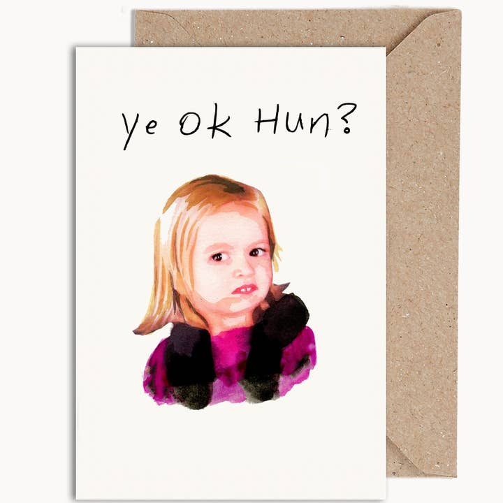 Ye Ok Hun? for wholesale by WeirdWatercolours