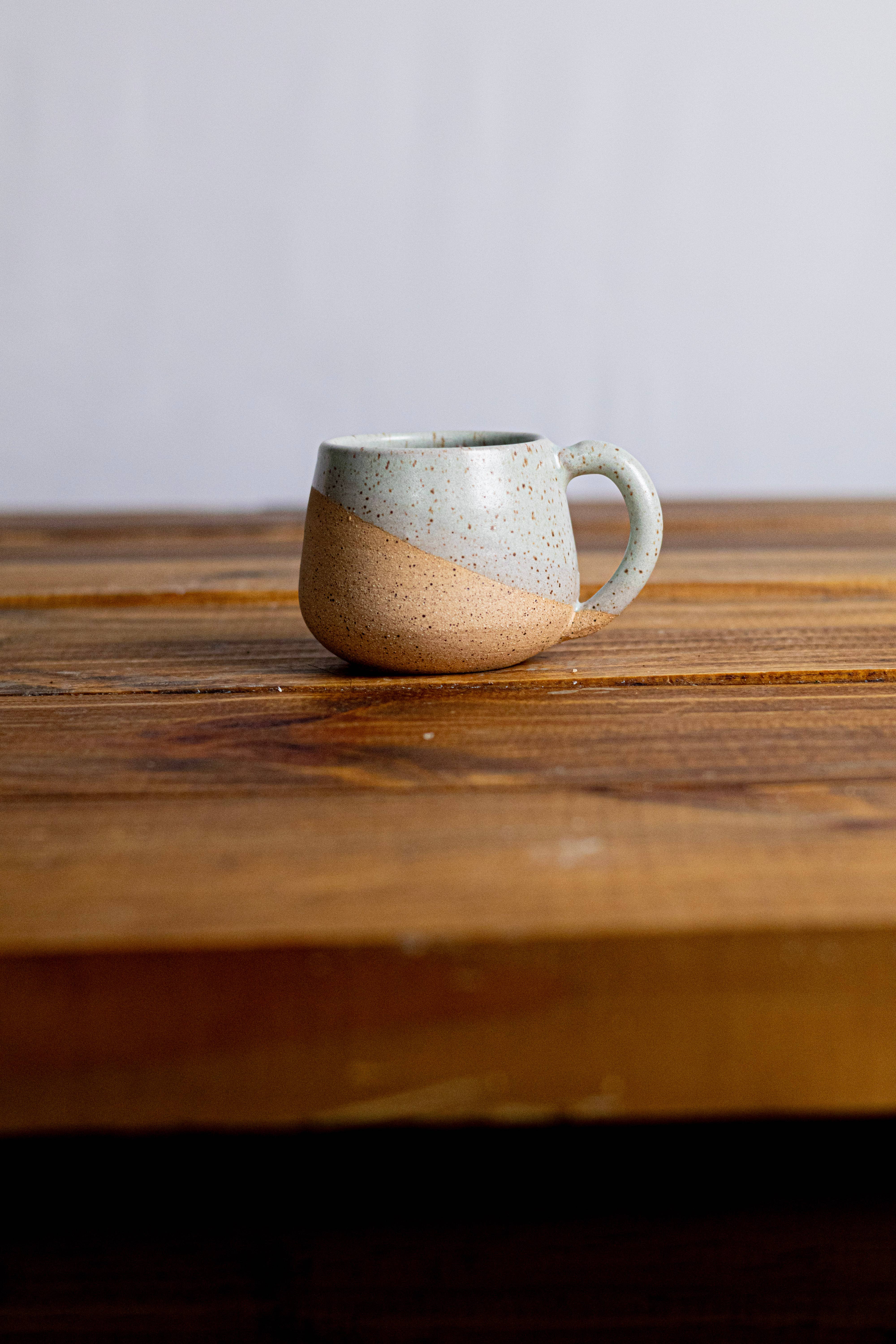 Hands On Ceramics - Wholesale Coffee Mug - Handmade Espresso Mug/Tea Cup with handle- 4 ounces12