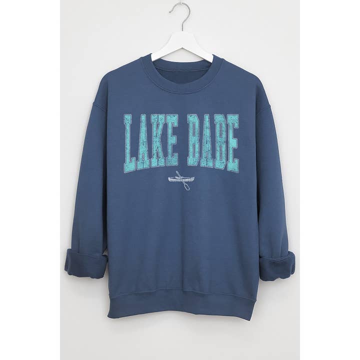 LAKE BABE VINTAGE GRAPHIC SWEATSHIRTS for wholesale by Illustrated Society
