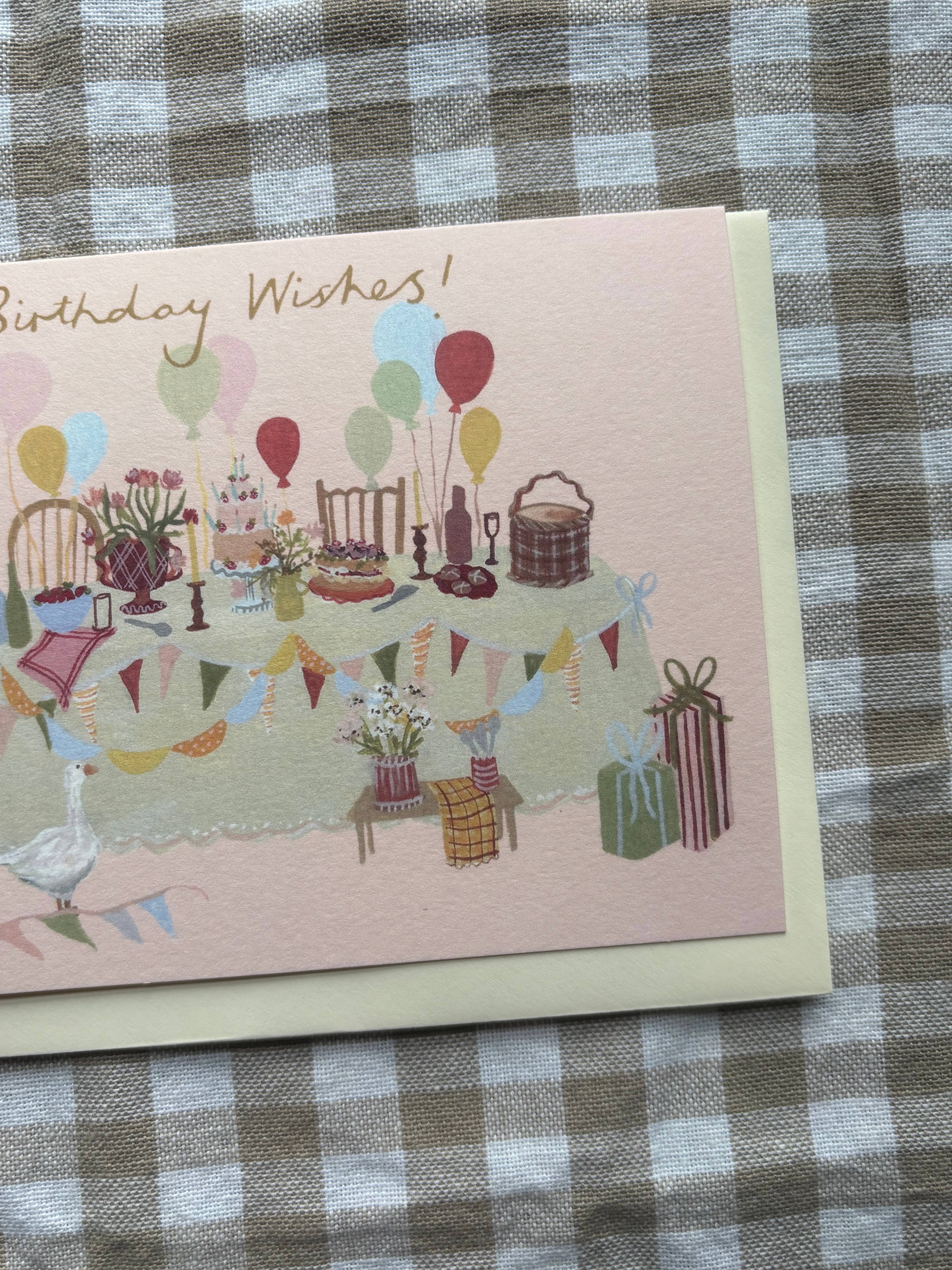 Harriet Watson - Wholesale Birthday Card - Dinner Party card 2