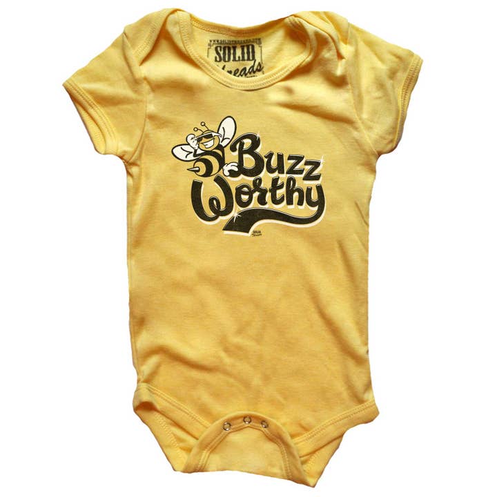 Baby Buzzworthy Onesie for wholesale by Solid Threads