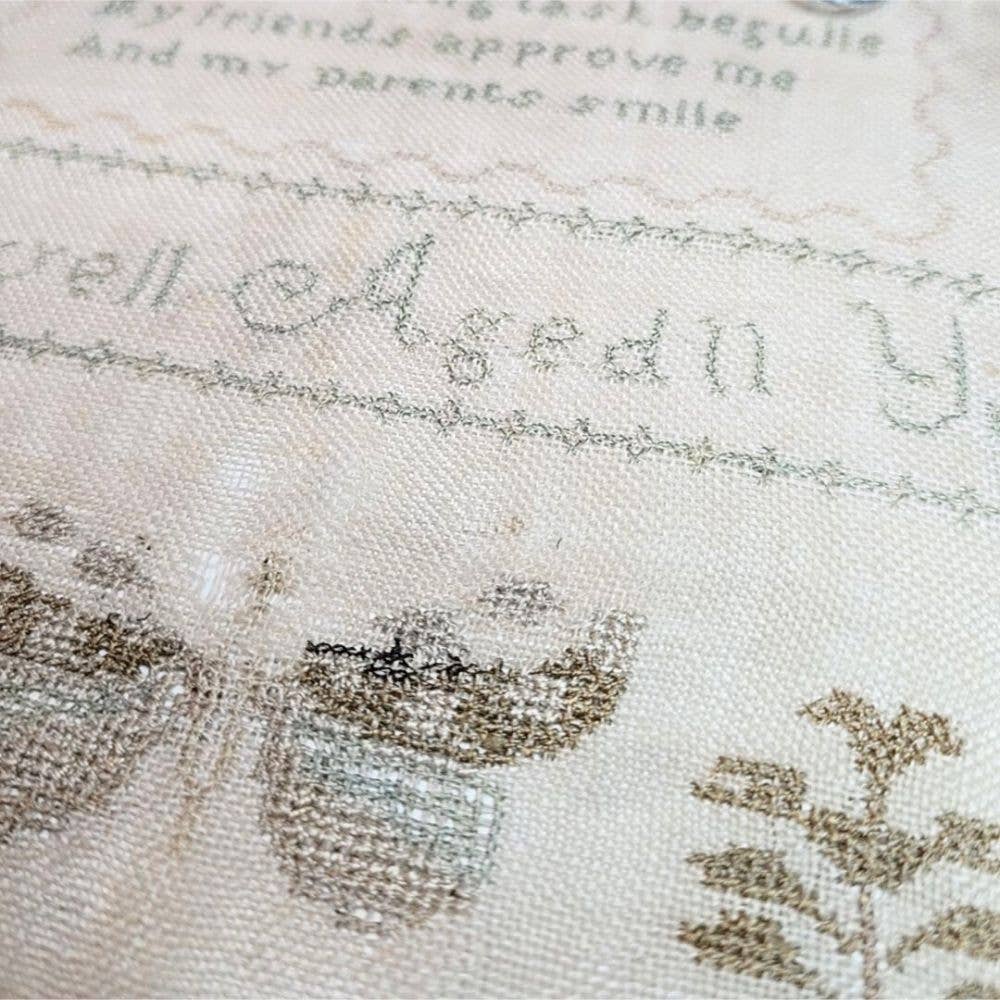 The Wishing Thorn - Wholesale Embroidery/Cross Stitch Supplies - Eliza Paowell Sampler Cross Stitch Pattern - Printed Chart4