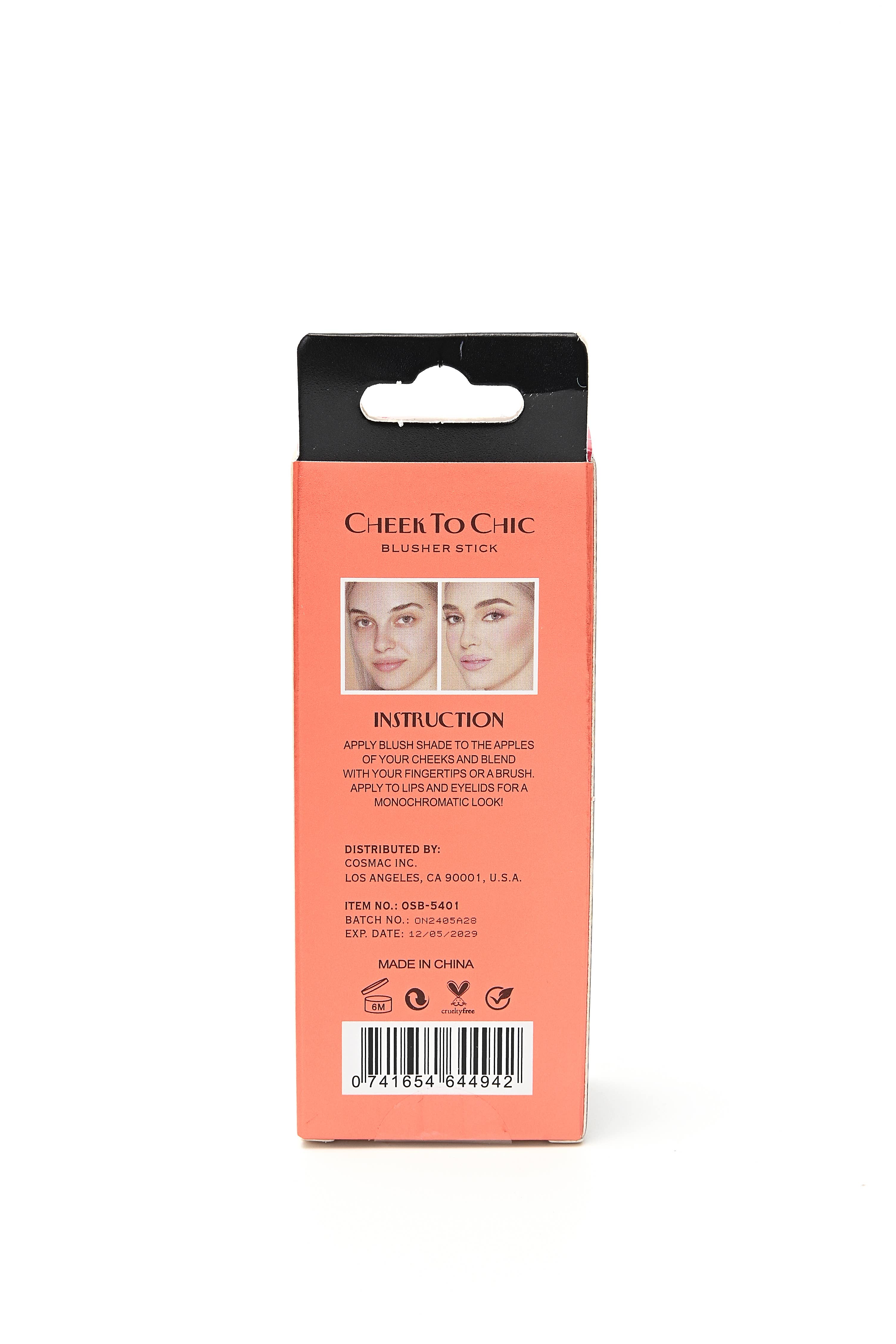 OZ Lab Beauty - Wholesale Blush - Cheek to Chic - Soft Matte Blusher Stick6