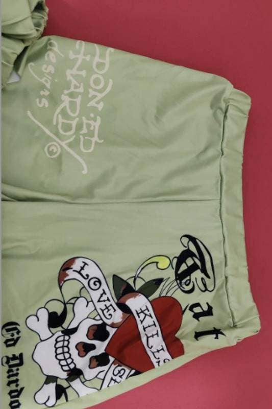 Queen Fashion - Wholesale Top & Skirt Set - Women's - graphic t shirt and shorts set4