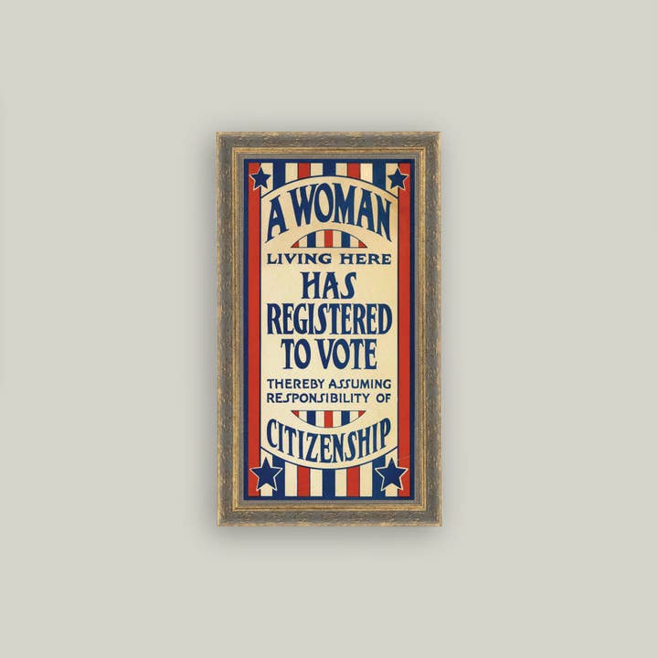 Petal Lane Home - Wholesale Poster - Women's Suffrage Poster