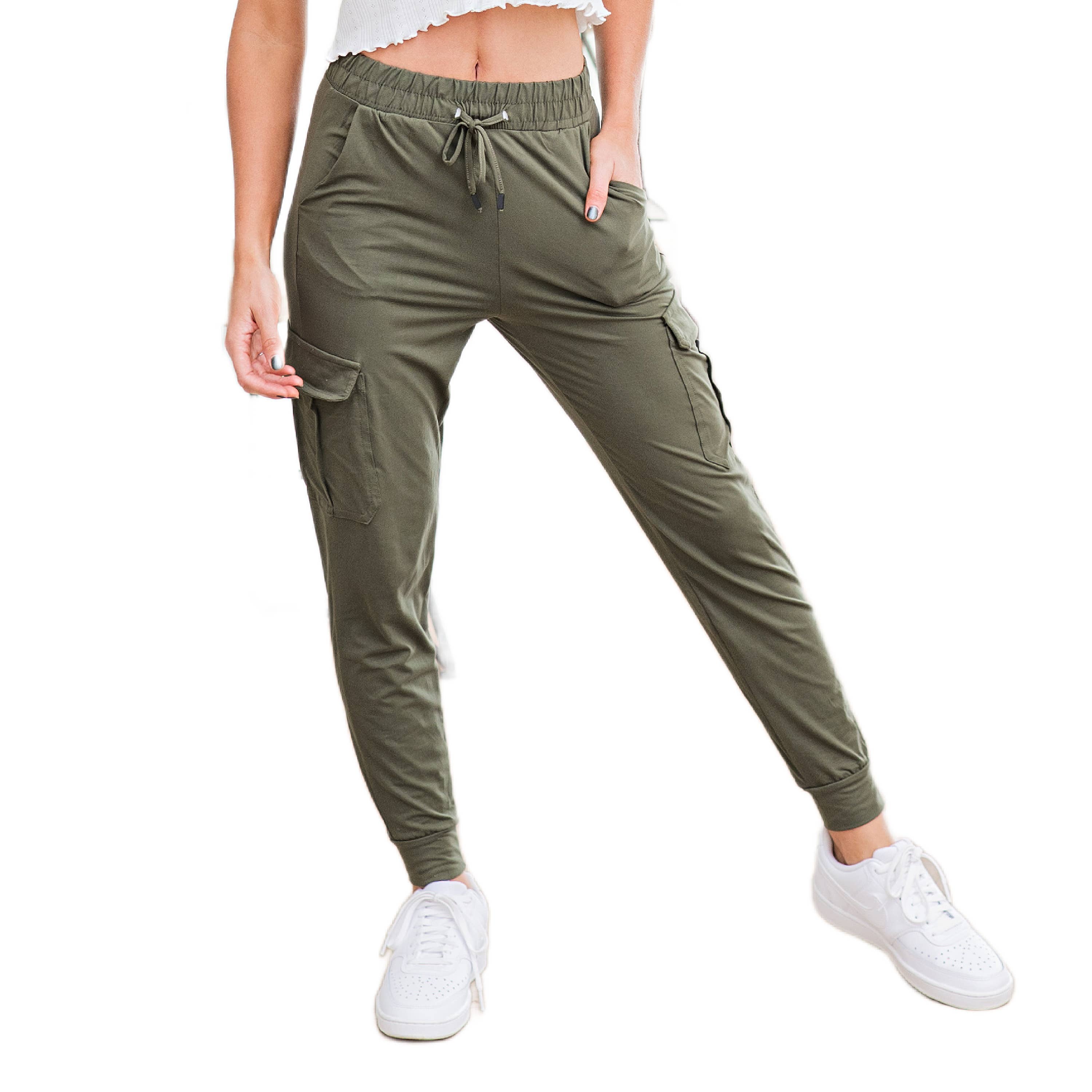 Truly Contagious - Wholesale Lounge Sweatpants/Joggers - Women's - Ultra Soft Joggers w/ Cargo Pocket | S-XL Sizes( CJK01/CA5002