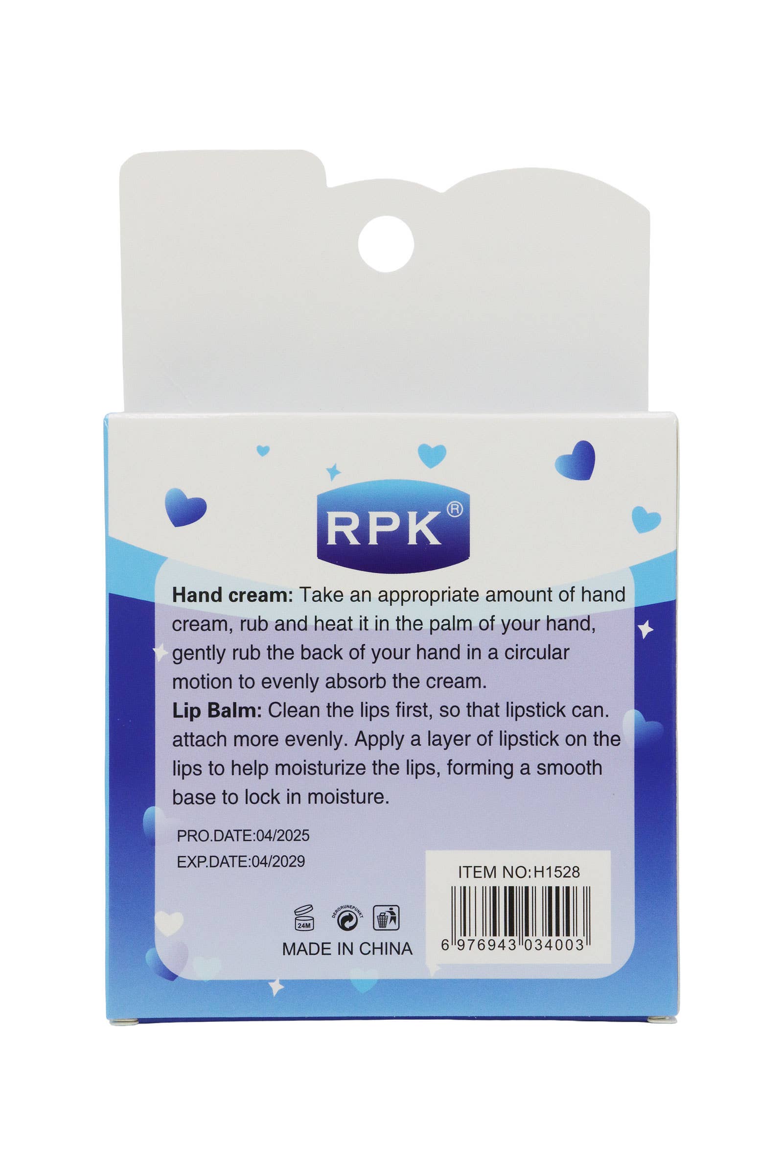 WIE GEZEIGT 2-in-1 Feuchtigkeitsspendende Handlotion und Lippenbalsam für den Großhandel auf Faire6