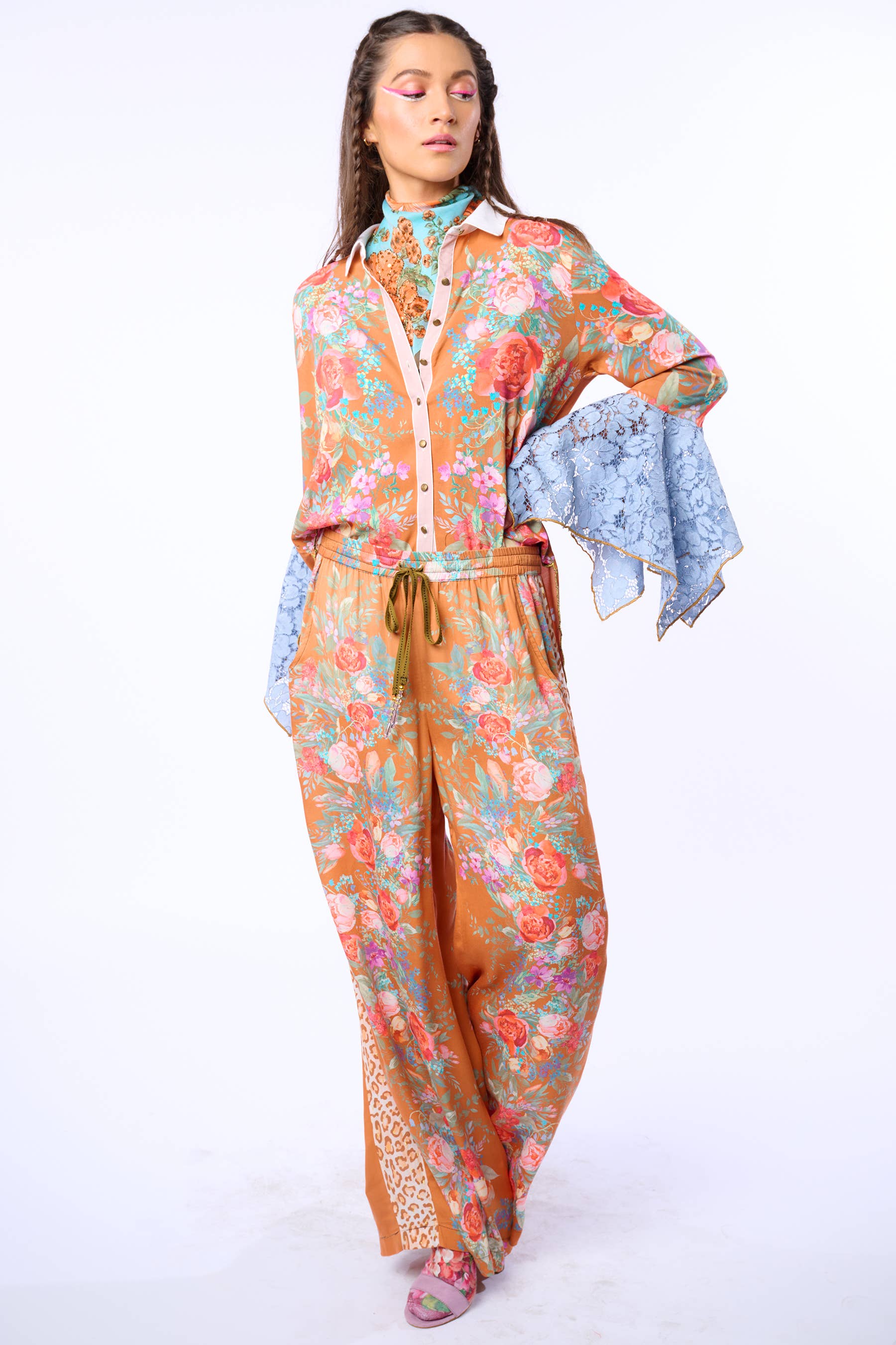 Kobberroseprint Valentina Skjorte for engroshandel på Faire34