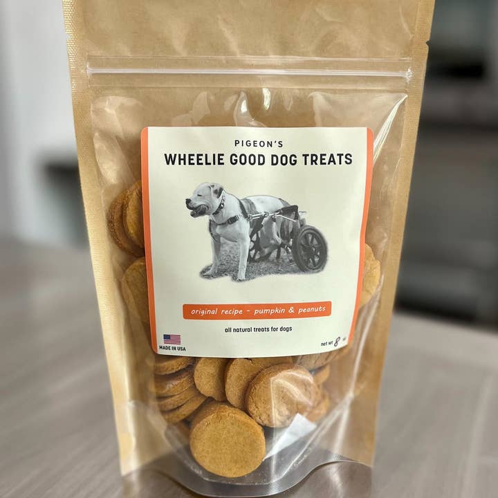 Pigeon's Wheelie Good Dog Treats - Wholesale Hondenkoekjes - Hond - Pigeon's Wheelie Good Dog Treats - Half pond