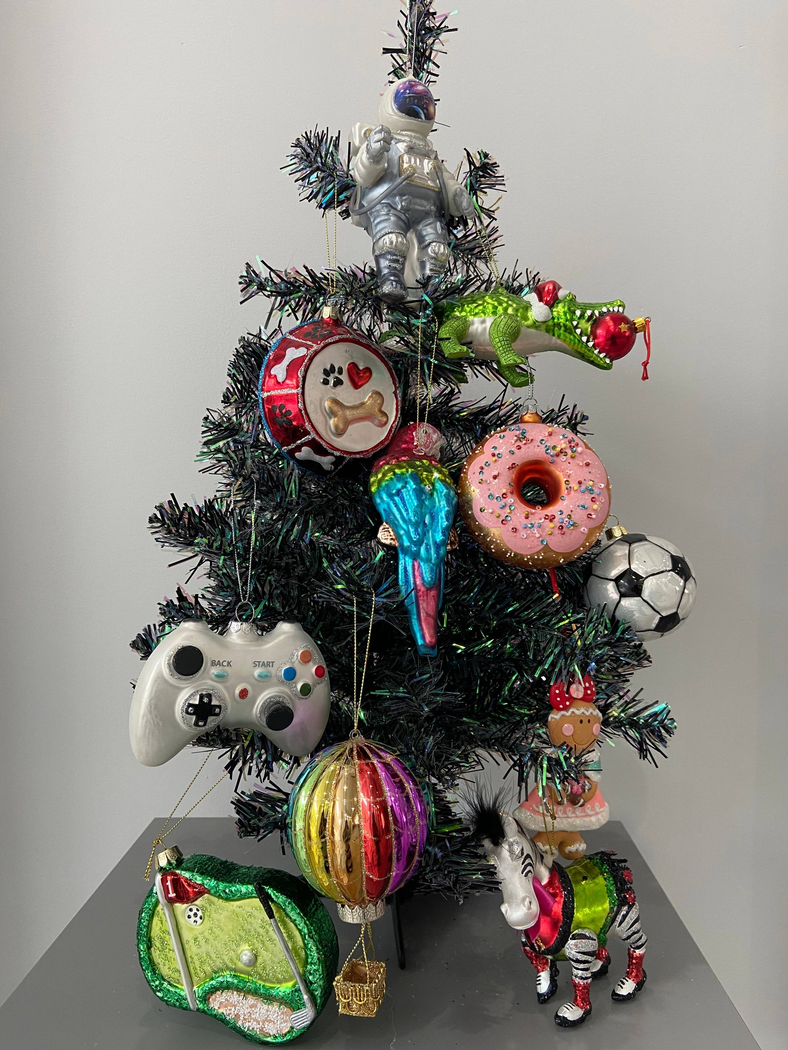 Marissa's Gifts – Großhandel Verzierung – Christbaumkugel aus Glas mit Seepferdchen zum Aufhängen, Weihnachten, Saison, zum Aufhängen aus Glas6