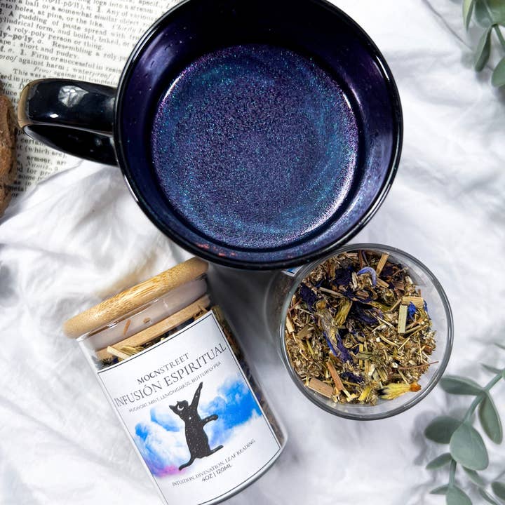Moon Street Kits - Wholesale Loose Tea - Infusión Espiritual: Té de Hierbas con Glitter Comestible0