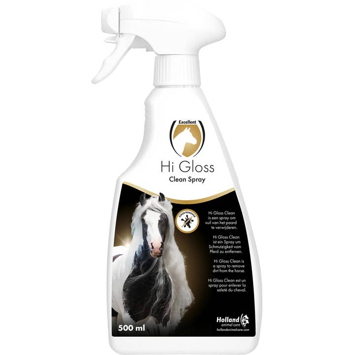 Excellent Horse Hi Gloss Clean Spray 500 ml for wholesale by Hofman Animal Care