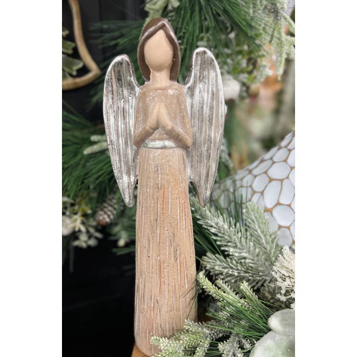 Wholesale Home Decor - Wholesale Decorative Figurine - Ceramic Angelica 11in